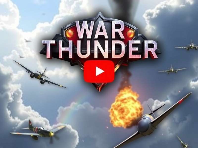 War Thunder YouTube creators showcasing promo codes on screen