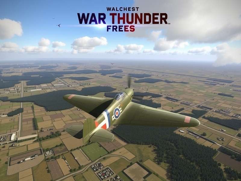 War Thunder free-to-play gameplay screenshot showing aircraft and tanks in battle