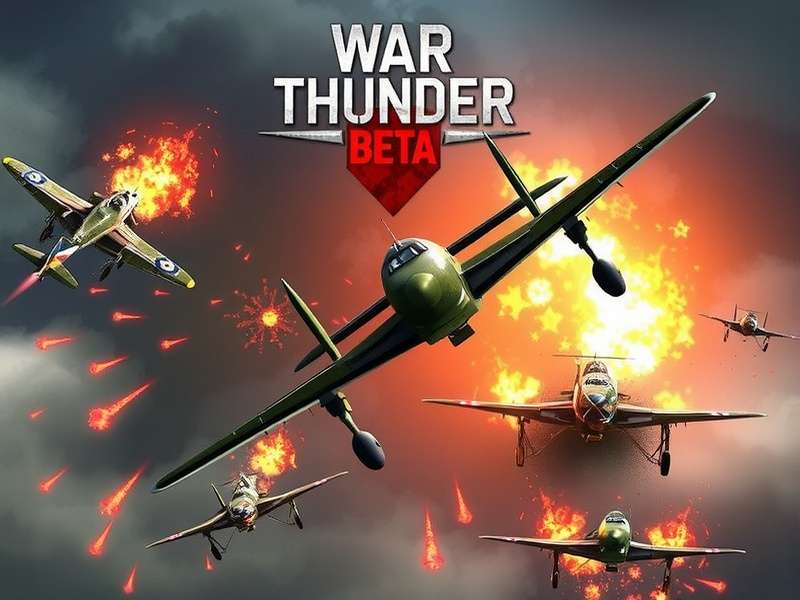 Concept art of War Thunder Infantry Beta showing soldiers alongside tanks in a warzone