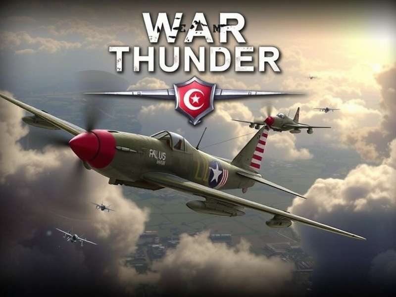War Thunder PC gameplay screenshot showing aircraft and tanks in combat
