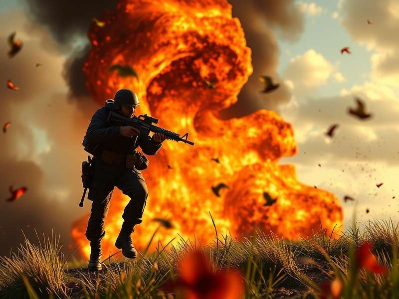 War Thunder tank battle featuring British Challenger 2 and Soviet T-80BV in urban combat