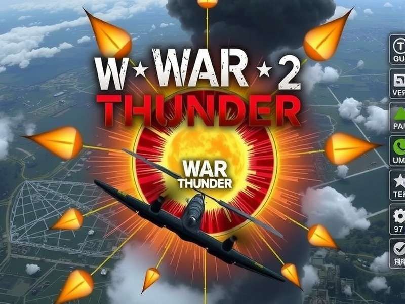 War Thunder gameplay on PC showing aircraft in combat