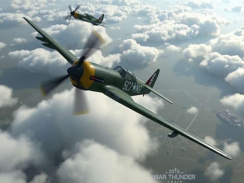 Inside view of a War Thunder aircraft cockpit in virtual reality, showing detailed controls and immersive environment