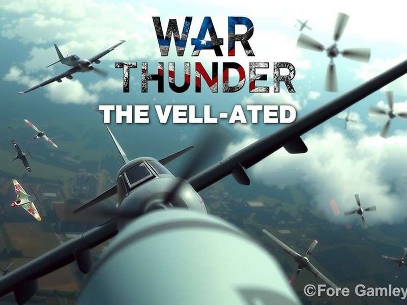 War Thunder PC gameplay screenshot showing aircraft and tanks in battle