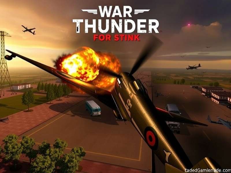 War Thunder account management dashboard showing vehicle research and statistics