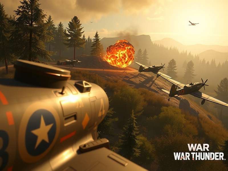 War Thunder intense aerial combat gameplay on Xbox Series X console