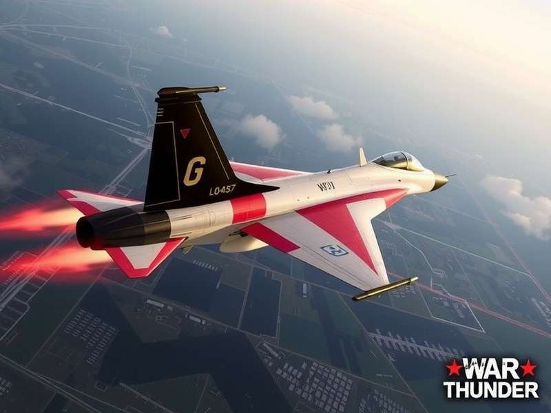 MiG-29G Fulcrum jet fighter in War Thunder aerial combat