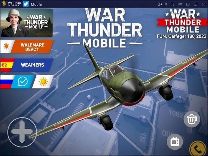 War Thunder Mobile Apex Predators update key art showing F-15 Eagle and T-90 tank