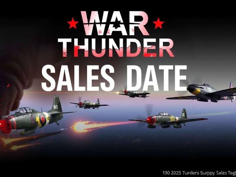 War Thunder 2025 Sales Calendar and Discount Events Visualization