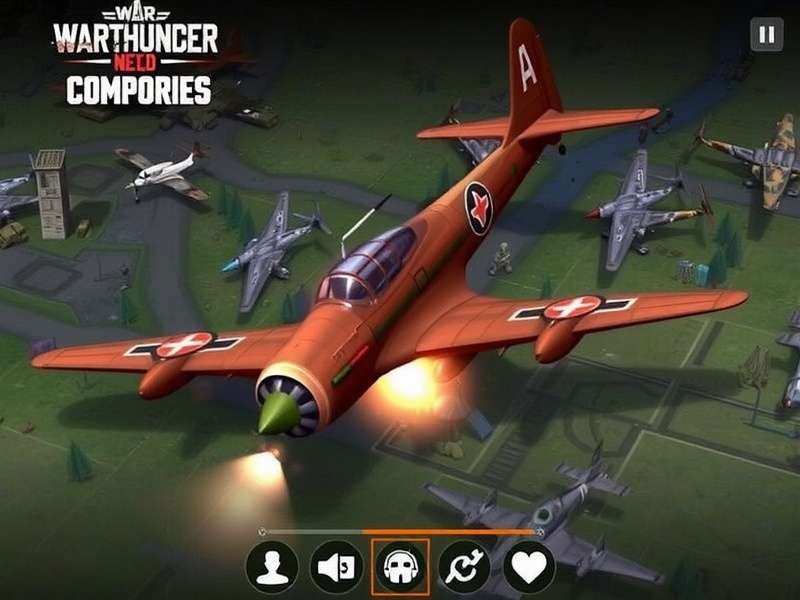 War Thunder Mobile gameplay screenshot showing tank and aircraft combat on a smartphone