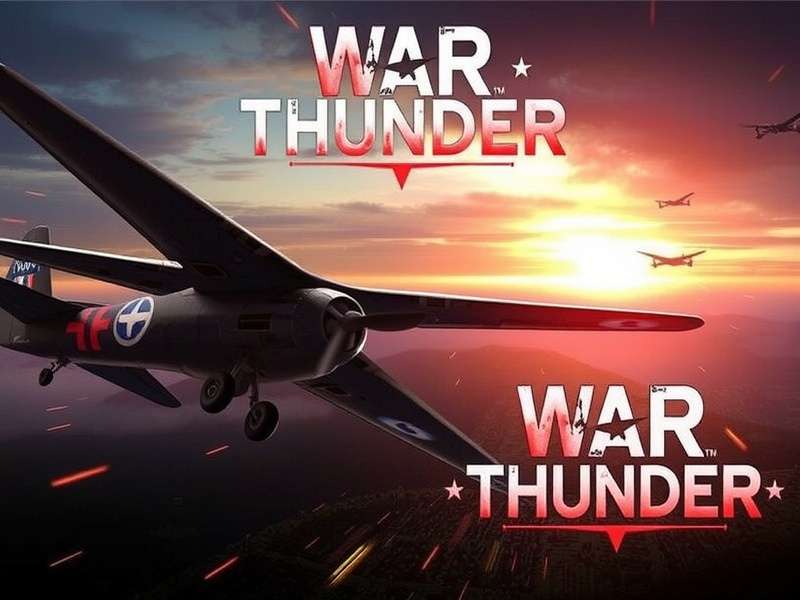 War Thunder Gameplay on PC - Aircraft Combat Scene