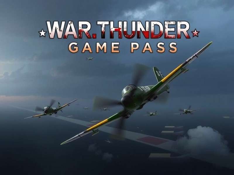 War Thunder Game Pass promotional image showing tanks and aircraft in action