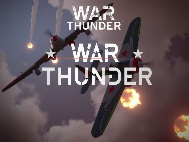 War Thunder Cinematic Trailer Screenshot showing fighter planes in dramatic combat