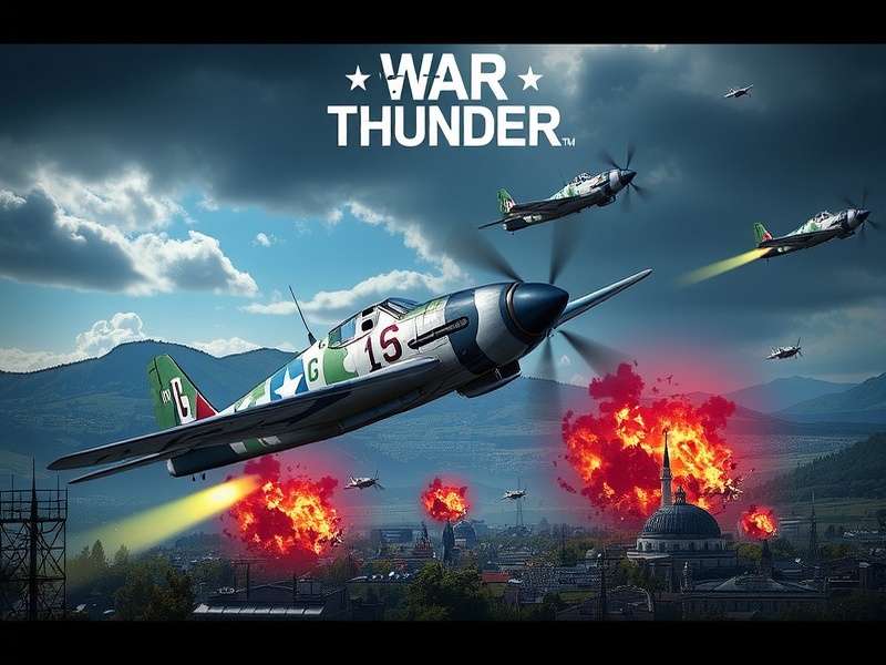 War Thunder Discord community interface showing active channels and members