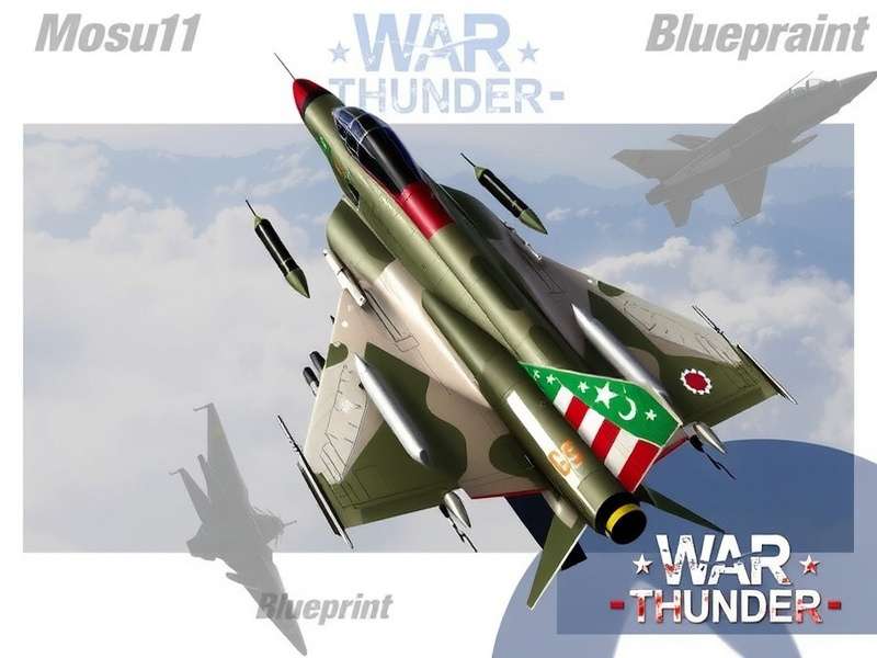 Detailed technical blueprint of the MiG-25 Foxbat aircraft in War Thunder