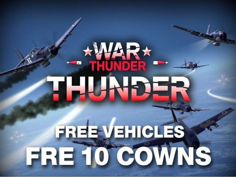 War Thunder hangar showing multiple premium vehicles unlocked via promo codes