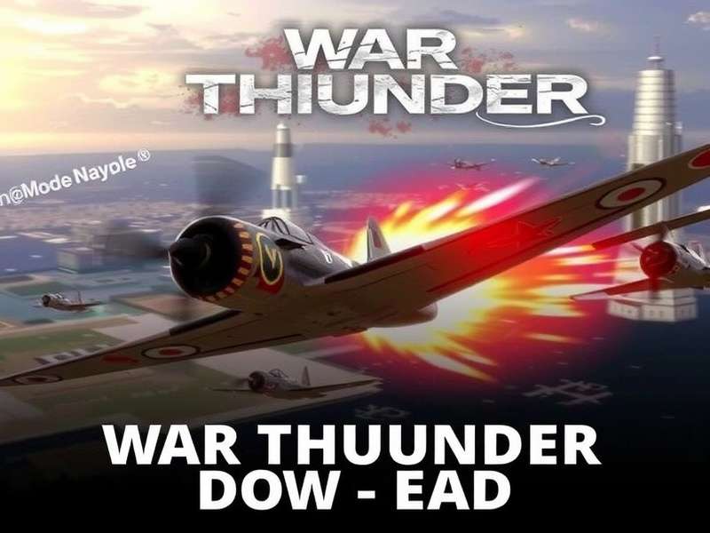 War Thunder game running on a high-performance laptop