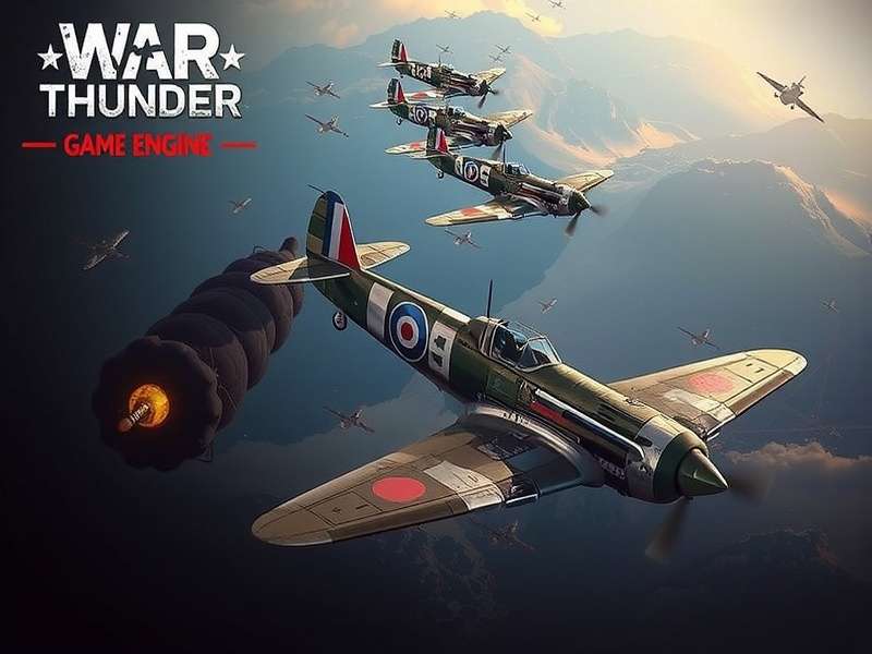 War Thunder Game Engine technical diagram showing rendering pipeline