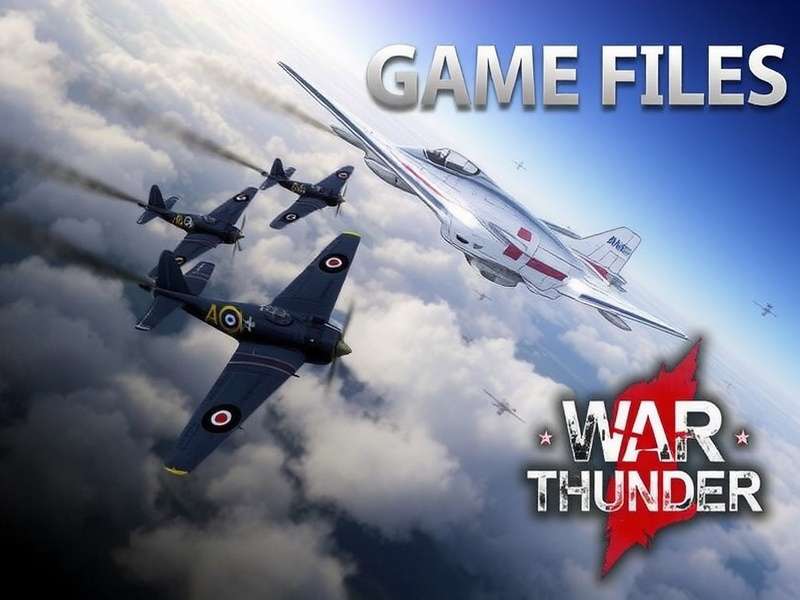 War Thunder Game Files interface showing mods and configurations