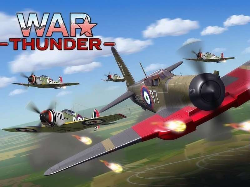 War Thunder combined arms battle showing aircraft and tanks fighting together