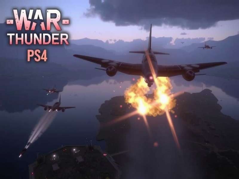 War Thunder intense tank battle on PlayStation 4 with detailed graphics