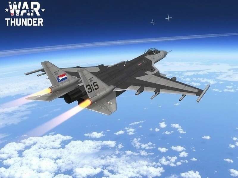 War Thunder Mig 25 Foxbat in combat over UK-inspired map