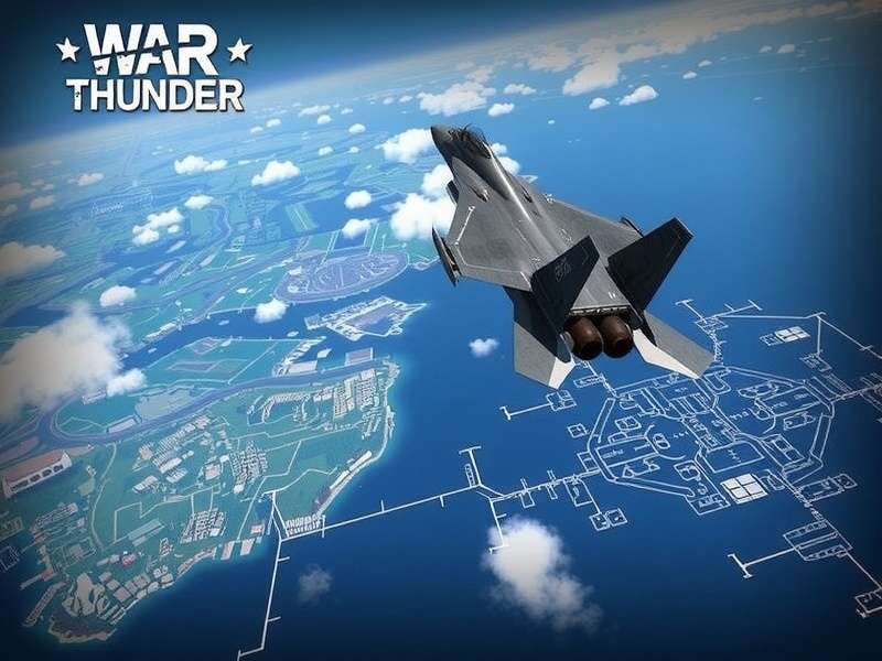 War Thunder F-35 Lightning II mod in flight with afterburner and stealth coating
