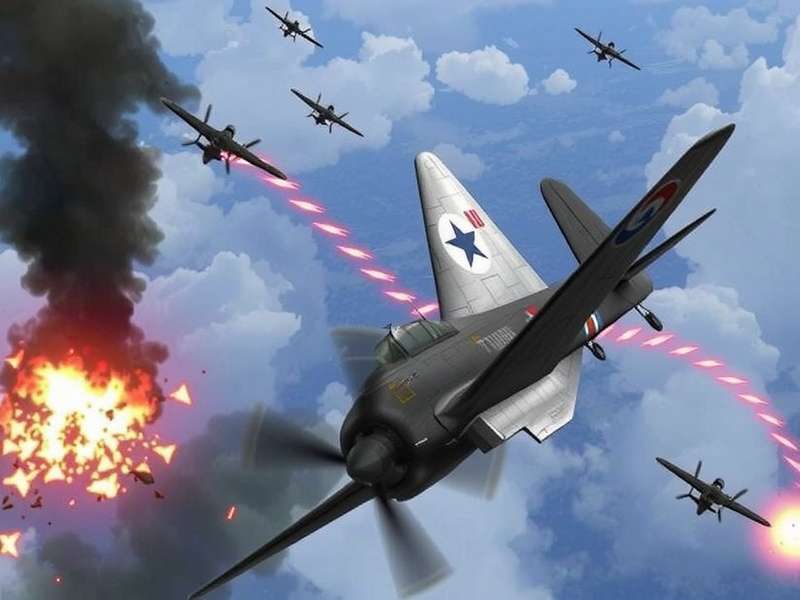War Of Thunder – Epic battles in the sky, on land and at sea. War Thunder game action scene.