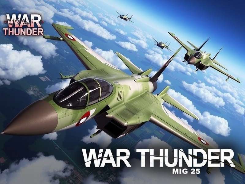 War Thunder MiG-25 landing on runway with landing gear down