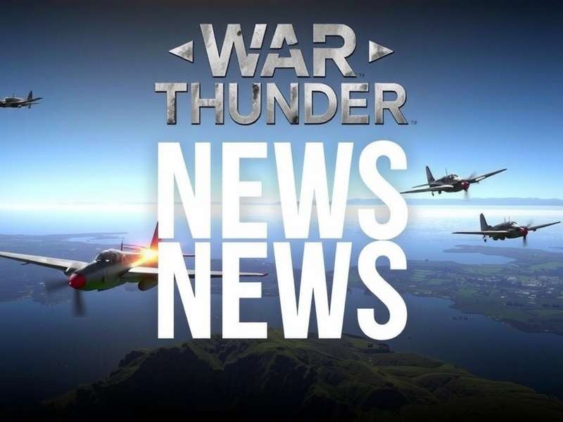 War Thunder News banner showing aircraft silhouettes and community hub concept