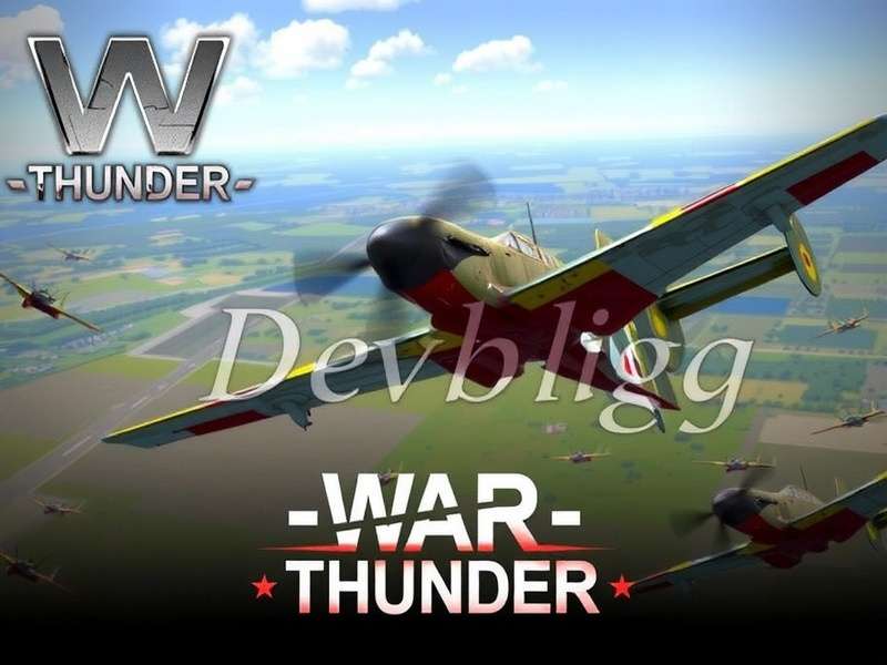 War Thunder Devblog banner showing a collage of tanks, aircraft, and naval vessels from the game