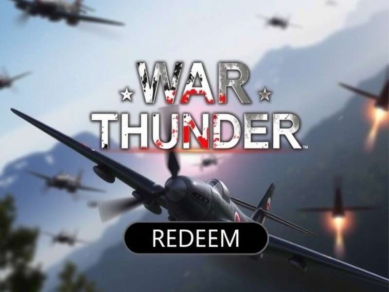 War Thunder promo codes redeem dashboard showing active codes and rewards for UK players