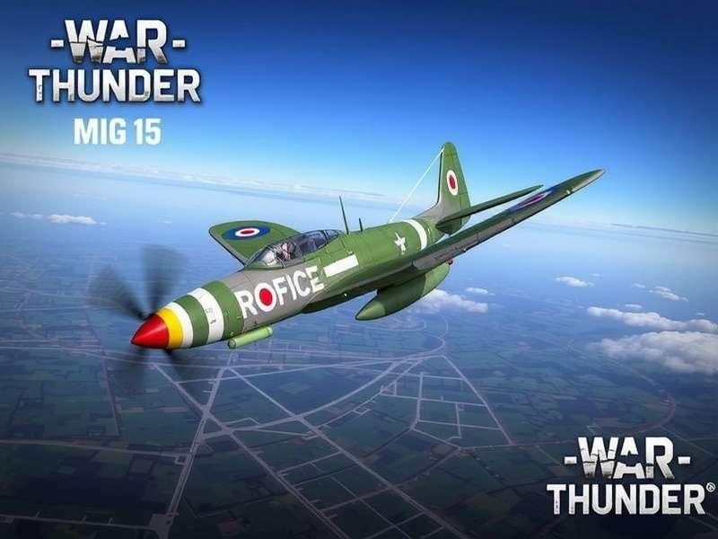 War Thunder MiG-15 skin showcase featuring custom liveries and historical paint schemes