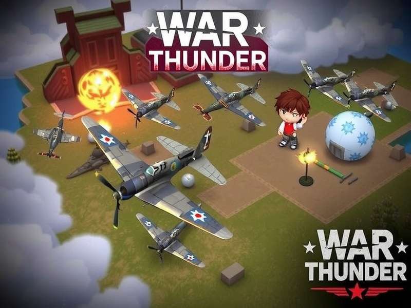 War Thunder PC download APK guide featuring British tanks and aircraft