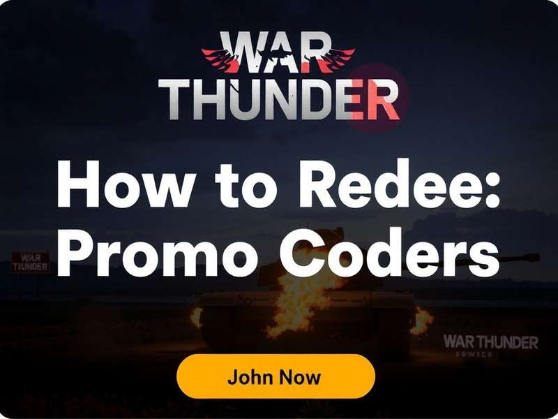 War Thunder promo code redemption guide showing various rewards