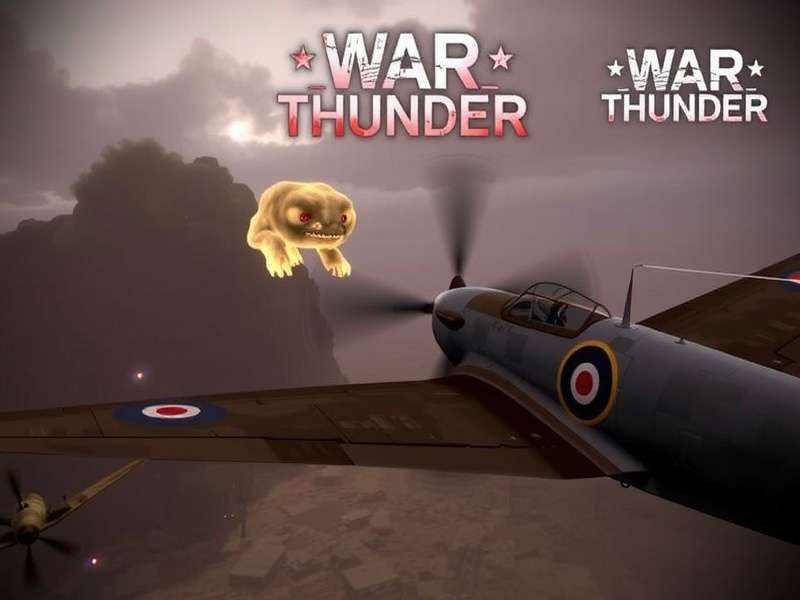 War Thunder gameplay on Xbox Series X showing aerial combat and ground forces