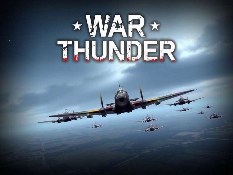 War Thunder PC game aerial and ground combat screenshot