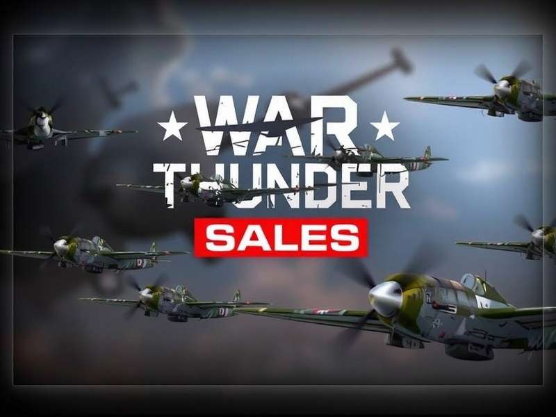 War Thunder sales banner showing discounted premium vehicles and Golden Eagles
